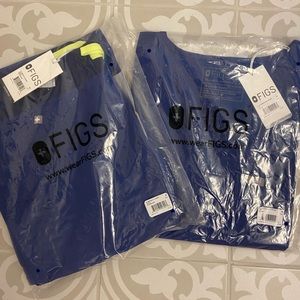 Woman’s Medium (M) Figs Scrub Pants and Top- Electric Blue